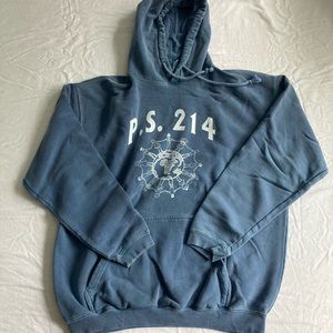 EUC garment-dyed PS 214 hoody, size M.